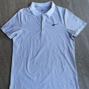 Nike polo with stripes